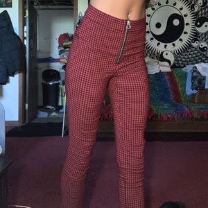 Garage Plaid Stretchy Jeggings‼️🖤